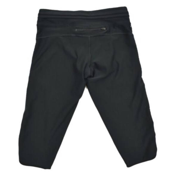 Nike Fit Dry Running Womens Black Capri Pants Med - Picture 3 of 4